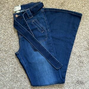 Altar’d State Flared Jeans. Size 9/29. Tie belt included
